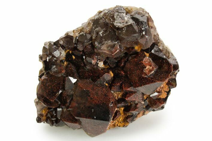 Thunder Bay Smoky Amethyst Cluster with Hematite - Canada #349942